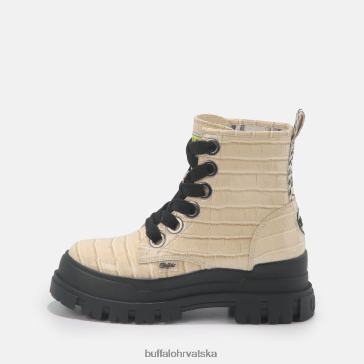 krema Buffalo aspha lace up hi bootie flat vegan |čizme TDD6T371